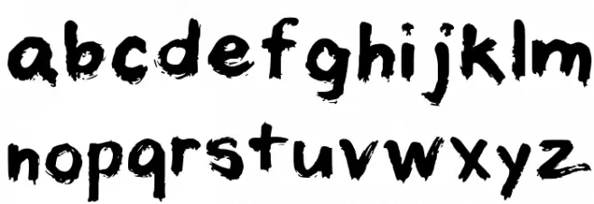 castiel Regular Font LOWERCASE
