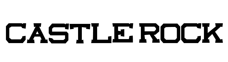 castle rock Font
