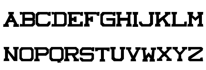 castle rock Font LOWERCASE
