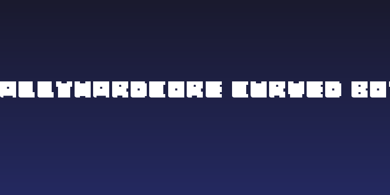 casuallyHARDCORE Curved Bottom Social Header