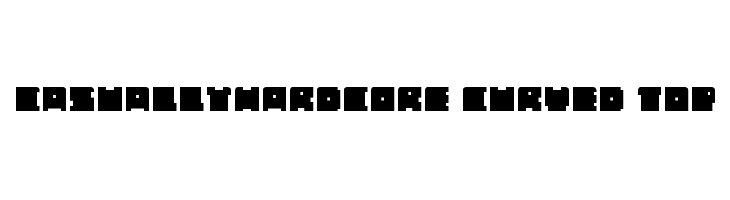 casuallyHARDCORE Curved Top  les polices de caractères gratuit tlcharger