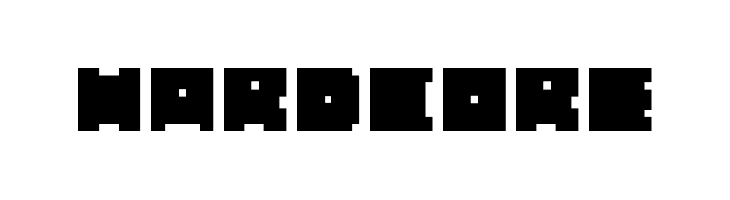 casuallyHARDCORE Schriftart