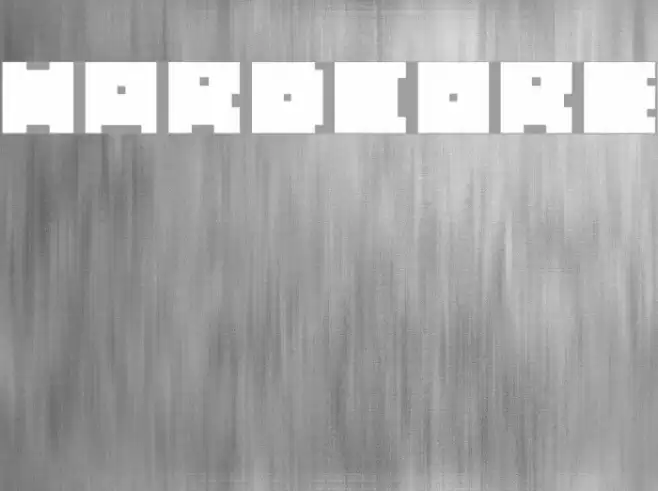 casuallyHARDCORE Schriftart examples