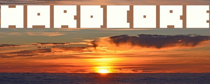 casuallyHARDCORE Font examples
