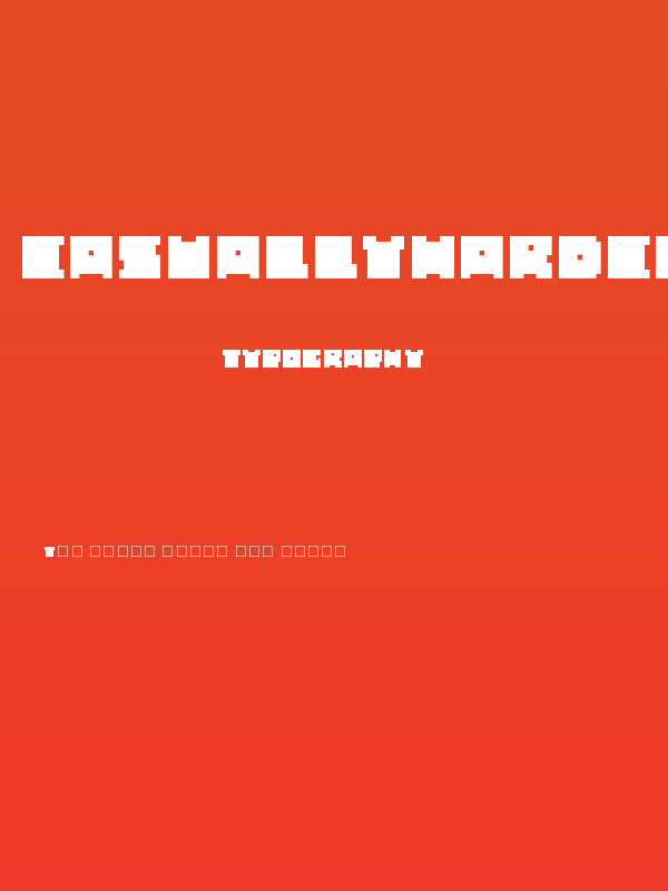 casuallyHARDCORE Poster