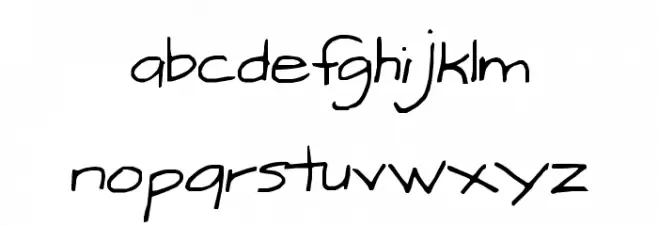 cathy خط أحرف صغيرة