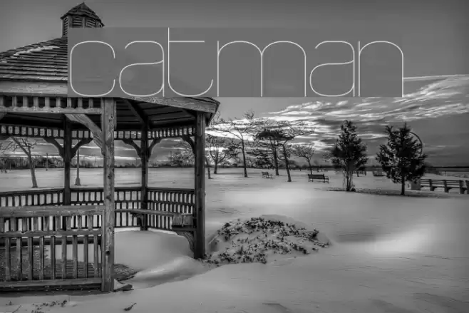 catman Font examples