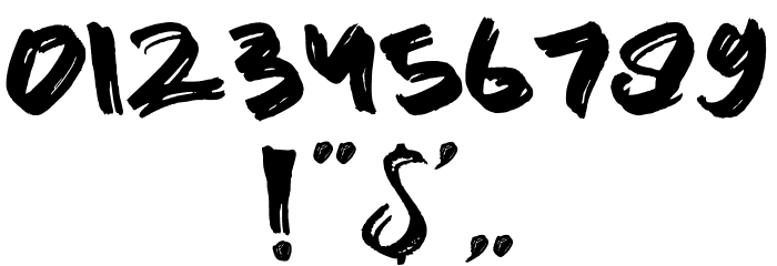 catrock Font OTHER CHARS