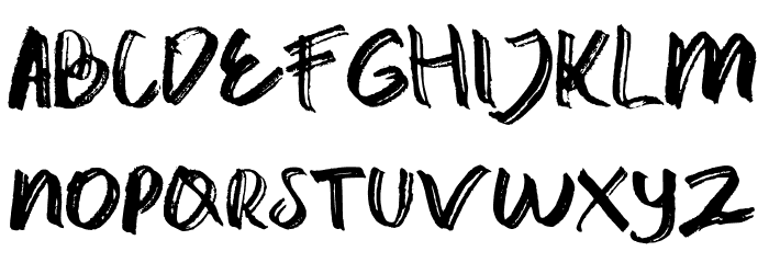 catrock Font LOWERCASE