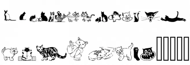cats_csp Schriftart Groß