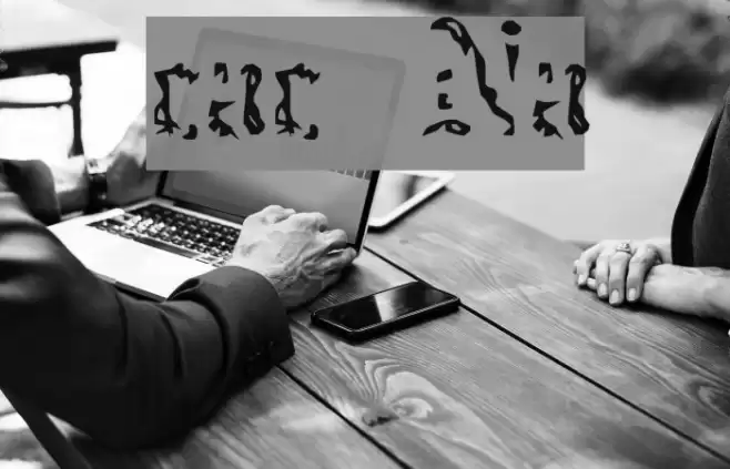 caustic monk Normal Font examples