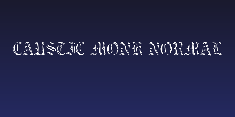 caustic monk Normal Social Header