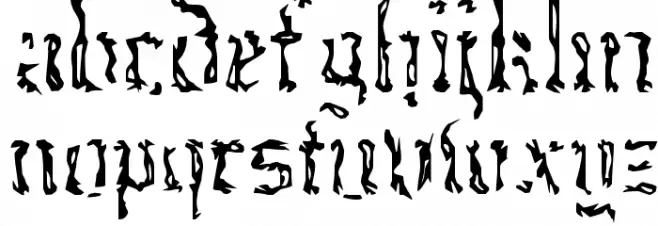 caustic monk Normal फ़ॉन्ट लोअरकेस