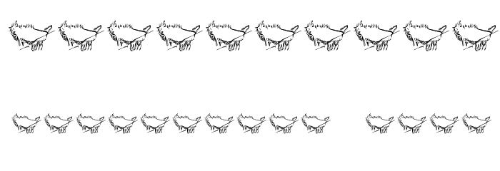 caveart Font OTHER CHARS