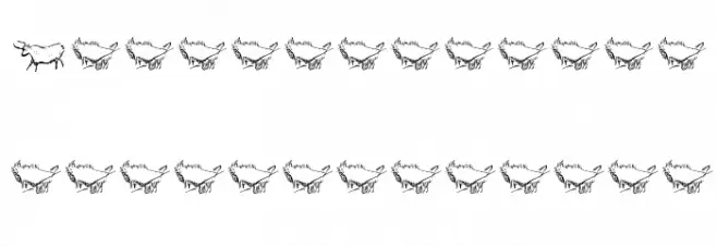 caveart Caratteri MINUSCOLO