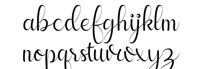 cayla Font LOWERCASE