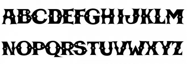 CBGBFont خط أحرف كبيرة