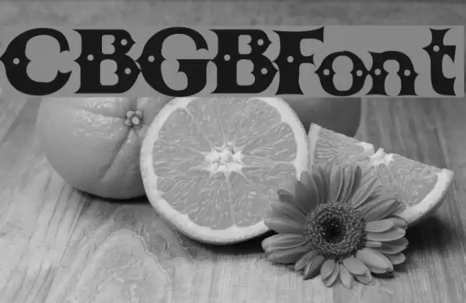 CBGBFont フォント examples