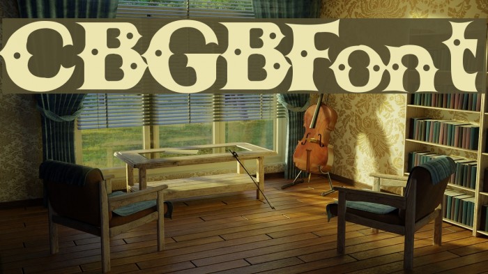 CBGBFont Font examples