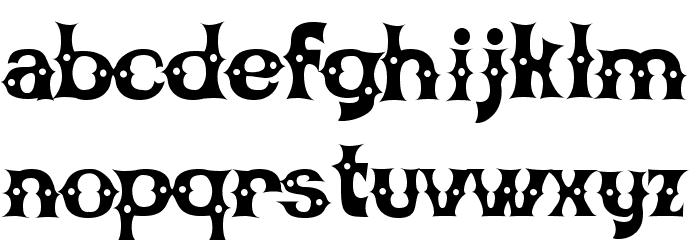 CBGBFont Font LOWERCASE
