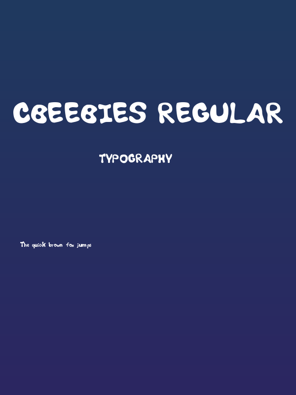 CBeebies Regular Poster