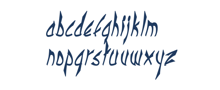 cbe Bold Italic Lowercase