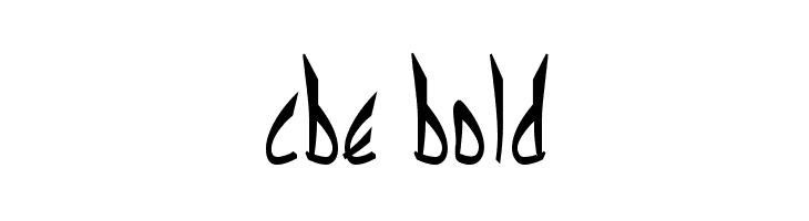 cbe Bold  Fuentes Gratis Descargar