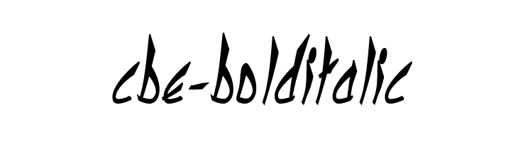 cbe-BoldItalic  لخطوط تنزيل