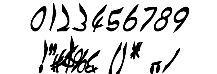 cbe-BoldItalic Font OTHER CHARS