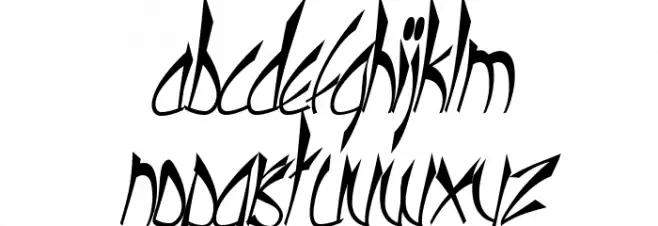cbe Italic Font Litere mari
