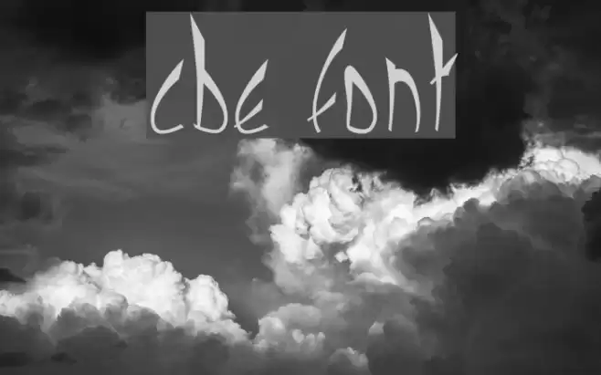 cbe Font examples