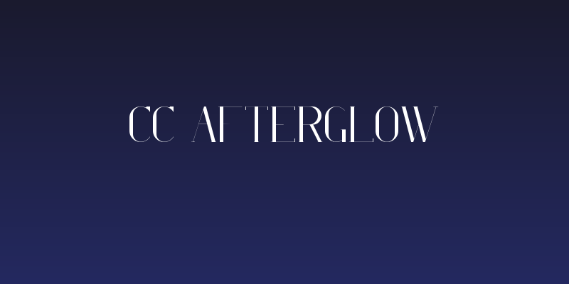 CC Afterglow Social Header