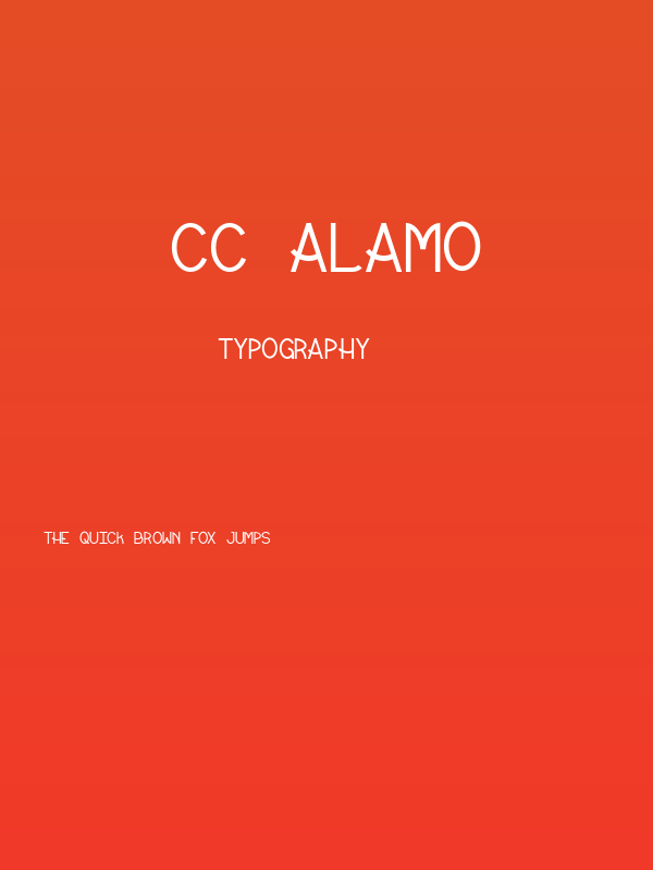 CC Alamo Poster