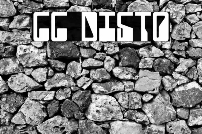 CC Disto Font examples