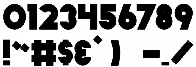 CC-Fat-Regular Font OTHER CHARS