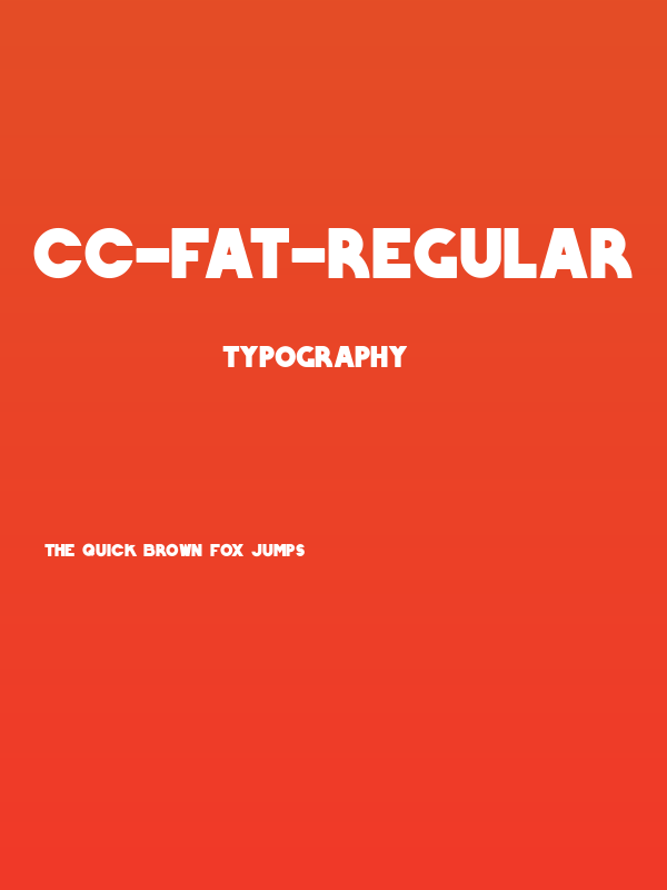 CC-Fat-Regular Poster