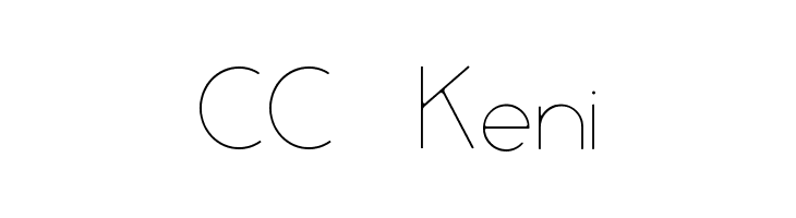 CC Keni  フリーフォントのダウンロード