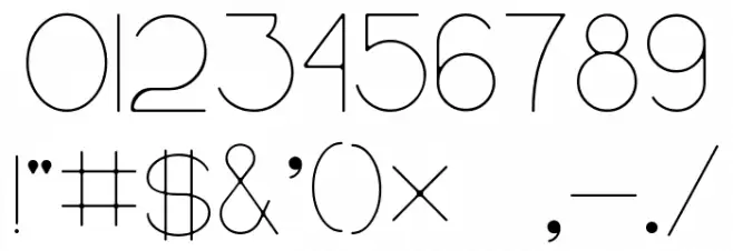 CC Keni Font OTHER CHARS