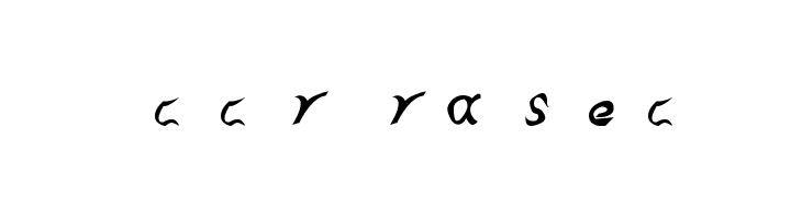 ccr rasec Font