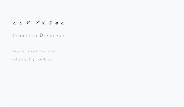 ccr rasec Business Card