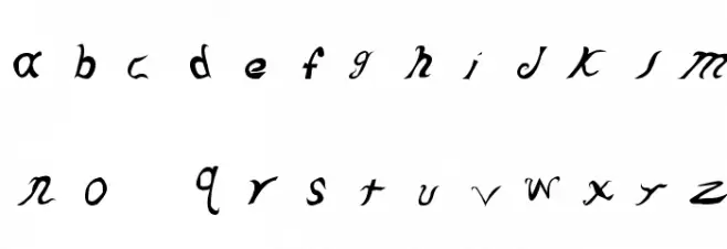 ccr rasec 字体 小写