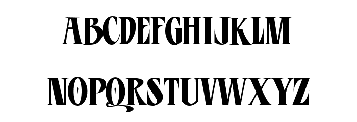CD Esoteric Plain Font LOWERCASE
