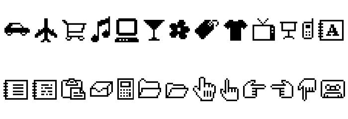 CD-Icons Font LOWERCASE