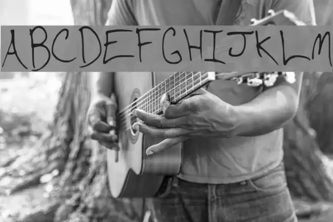 CD Writing Font examples