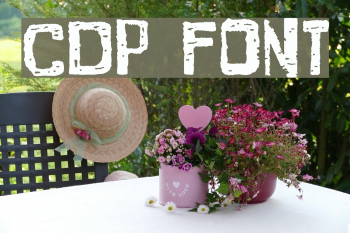 CDP Font examples