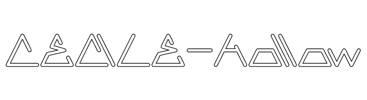 CECILE-Hollow  Frei Schriftart Herunterladen
