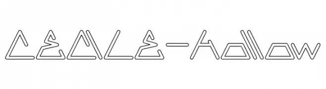 CECILE-Hollow  Frei Schriftart Herunterladen