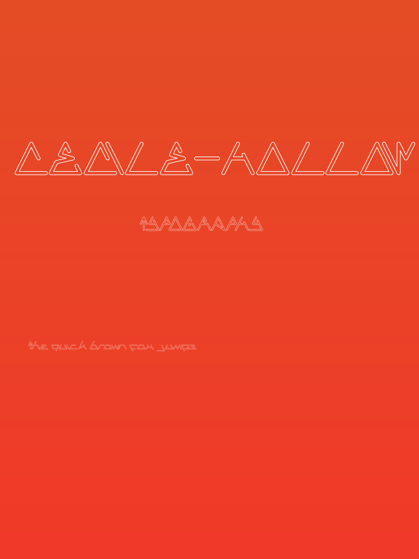 CECILE-Hollow Poster