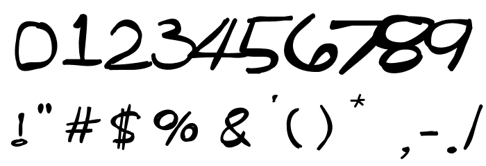CECILE フォント その他の文字