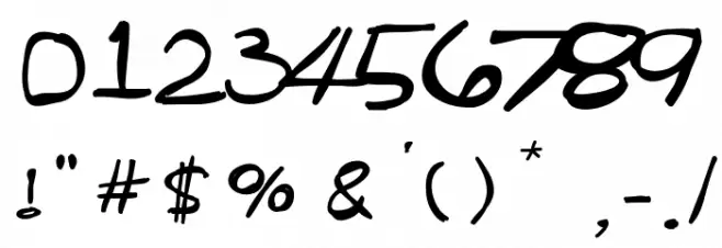 CECILE Font OTHER CHARS